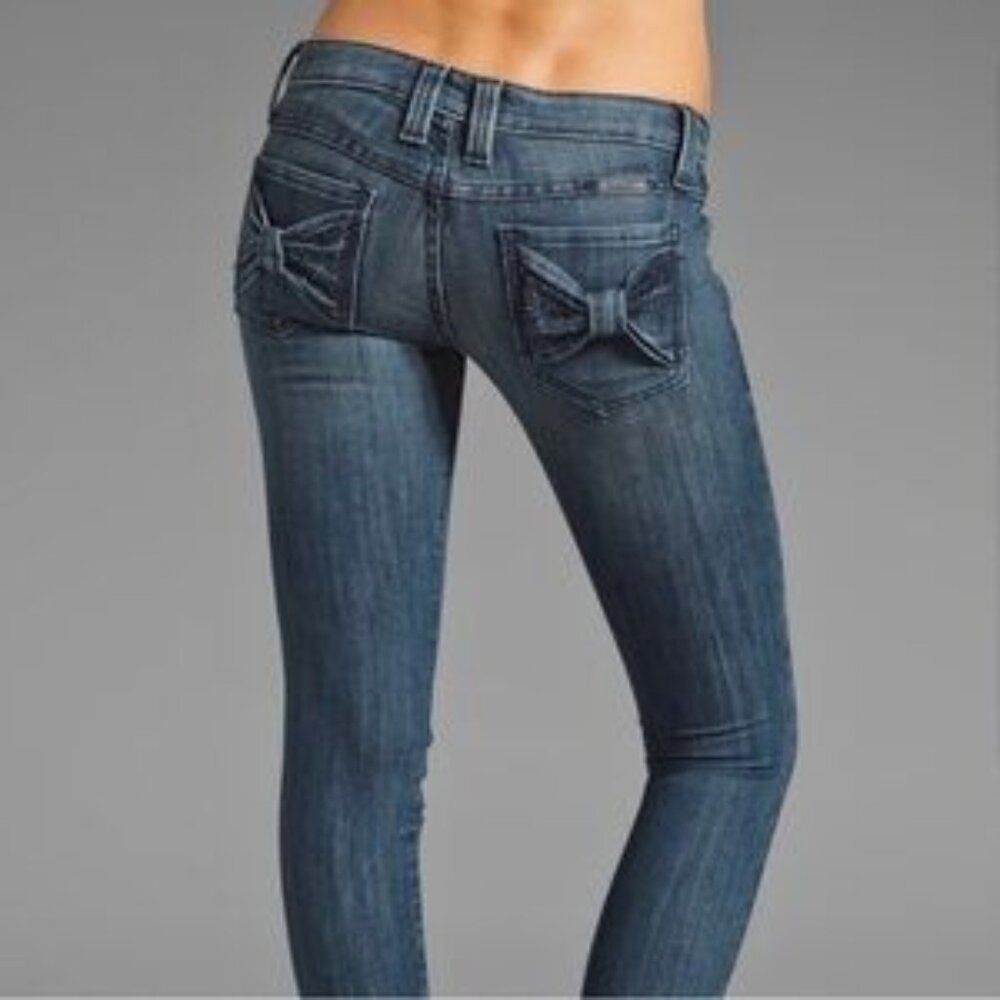 Rare Frankie B. Bow Skinny Jeans